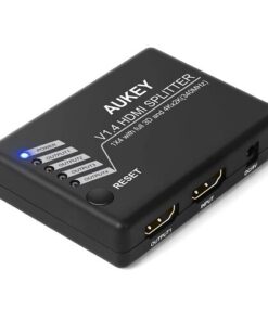 4 Port HDMI Amplifier Splitter 4K - Split One HDMI Signal to Four HDMI Displays
