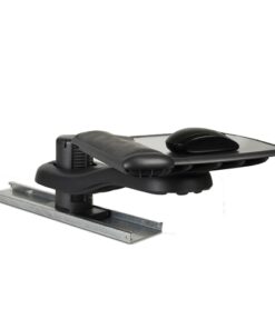 Curtis Height Adjustable & Pivot Mouse Cradle w/Padded Wrist Rest