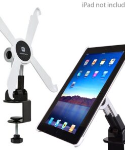 Adjustable Desk Mount 360 Swivel Stand for Apple iPad (2nd, 3rd & 4th Gen) w/C-Clamp
