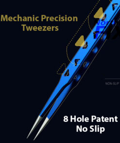 Mechanic Precision Long and Thickened tweezer - Anti slip