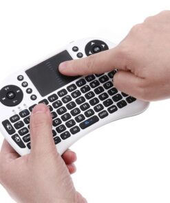 Wireless mini keyboard with touchpad mouse for PC, game console, Android TV Box, HTPC, IPTV