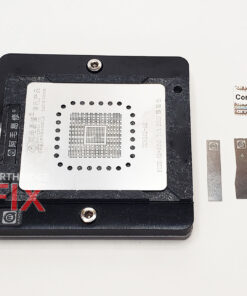 Nintendo Switch CPU Reballing Stencil and Fixture + 2 BGA Blades