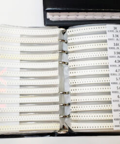 Capacitors and Resistors Component binders Up to 8500pcs per book. 1206 805 603 402 201