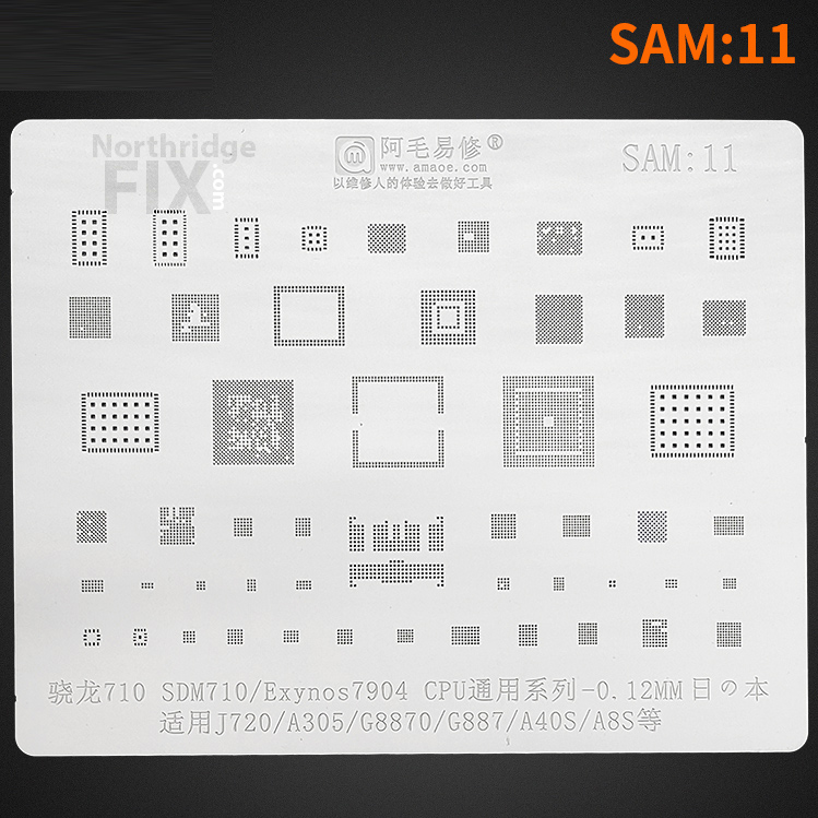 samsung_reballing_stencil_SDM710_EXYNOS7904_CPU_J720_A305_G8870_G887_A40S_A8S_SAM11_NORTHRIDGEFIX.jpg