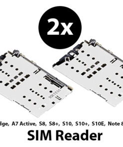 Lot 2x Sim Reader for Samsung Galaxy S7 S7 Edge A7 Active S8 S8+ S10 S10+ S10E Note 8 Note 9.