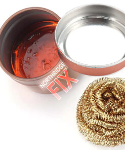 Soldering Iron Tip Cleaner + Rosin Flux core to prevent Oxidation
