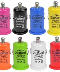 1.0A 5W Single Port USB Car Charger (Assorted Colors)