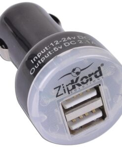 2.1A 10.5W Dual USB Car Fast Charger for iPhone, iPad, Smartphone & More USB Devices