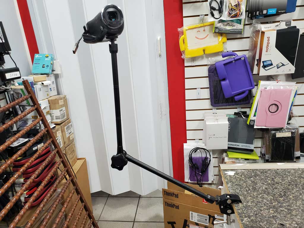 Adjustable Clamp Arm tripod stand for thermal camera and other devices Adjustable Clamp Arm tripod stand for thermal camera and other devices
