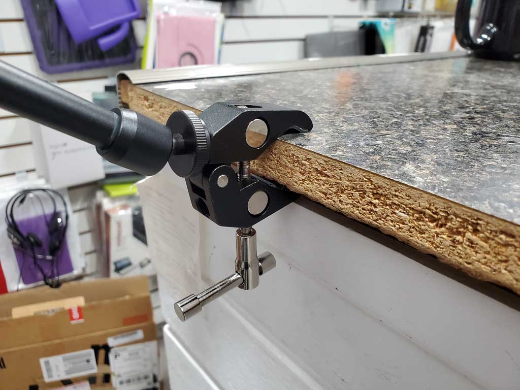 Adjustable Clamp Arm tripod stand for thermal camera and other devices Adjustable Clamp Arm tripod stand for thermal camera and other devices