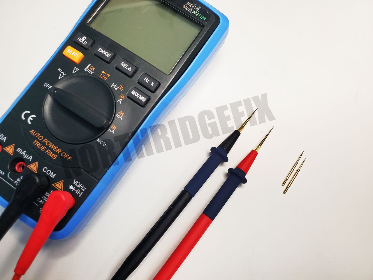 NF.Probes NorthridgeFix Multimeter Probes are 4 feet long and come with two sets of extra-sharp, precision changeable needles NF.Probes NorthridgeFix Multimeter Probes are 4 feet long and come with two sets of extra-sharp, precision changeable needles
